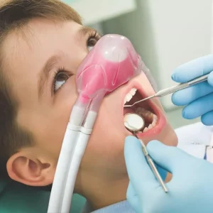 Gaz rozweselający u dentysty dzieci